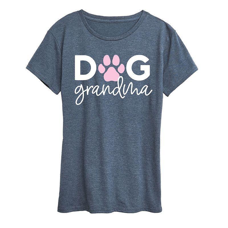 Womens Dog Grandma Graphic Tee Product Image