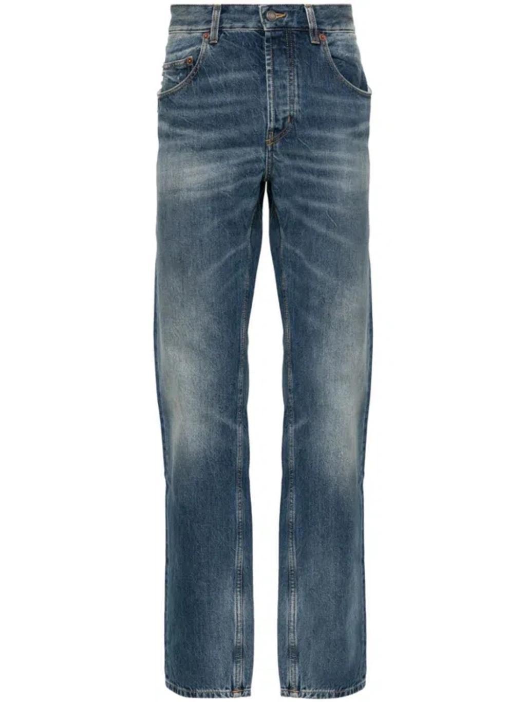 Classic Blue Straight-leg Jeans For Men product image