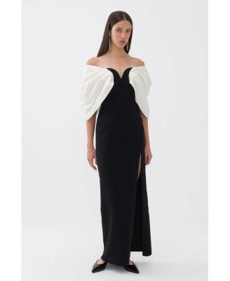 Nocturne Womens Off The Shoulder Maxi Dress Product Image