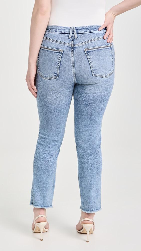 Good American Good Legs Straight Jeans | Shopbop Product Image