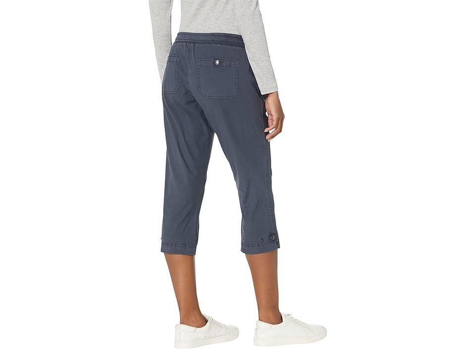 L.L.Bean Petite Ripstop Pull-On Capri Pants (Carbon ) Women's Casual Pants Product Image