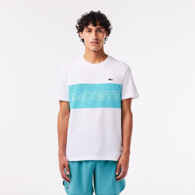 Men's Regular Fit Printed Colorblock T-Shirt Product Image
