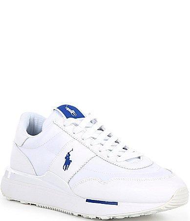 Polo Ralph Lauren Mens Train 89 Leather Sneakers Product Image