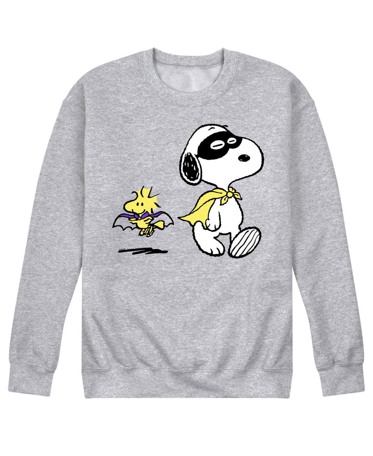 Airwaves Mens Peanuts Super Hero Fleece T-shirt Product Image