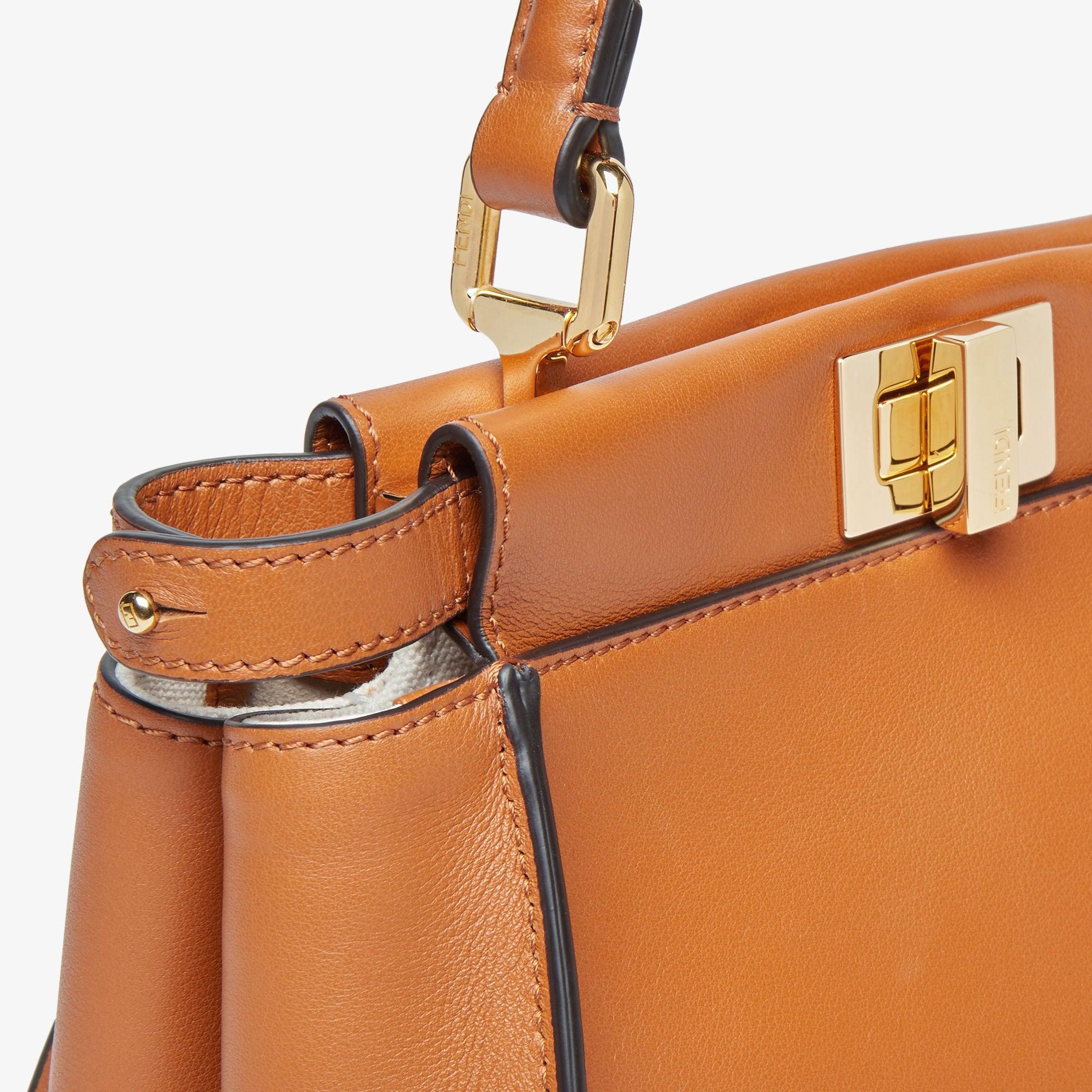 Peekaboo MiniBrown leather bag Product Image