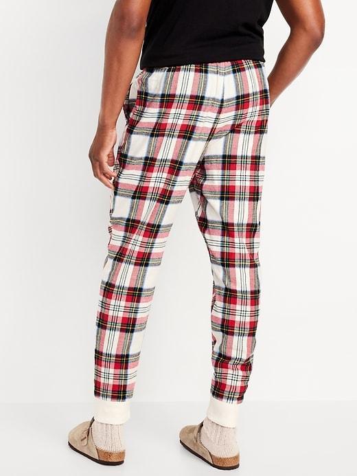 Flannel Pajama Joggers for Men Product Image