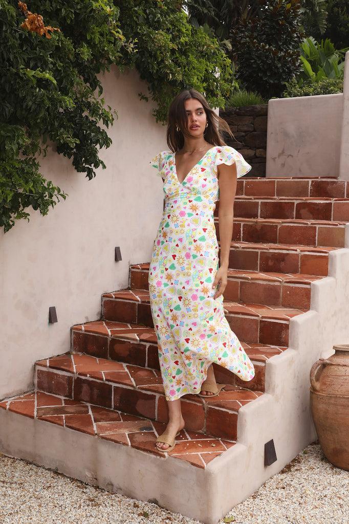 Playing In The Sun Maxi Dress Multi Product Image