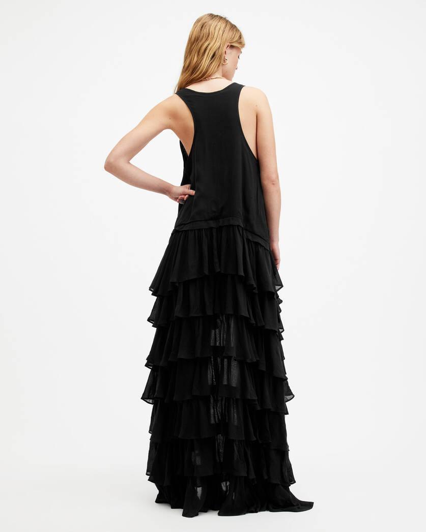 Cavarly Tiered Ruffle Maxi Dress Product Image