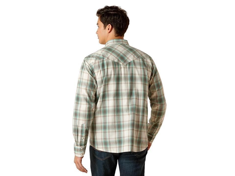 Ariat Hansai Retro Fit Shirt (Egret) Men's Clothing Product Image