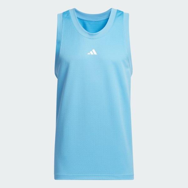 adidas Basketball Legends Tank Top, Mens Better Red White Product Image