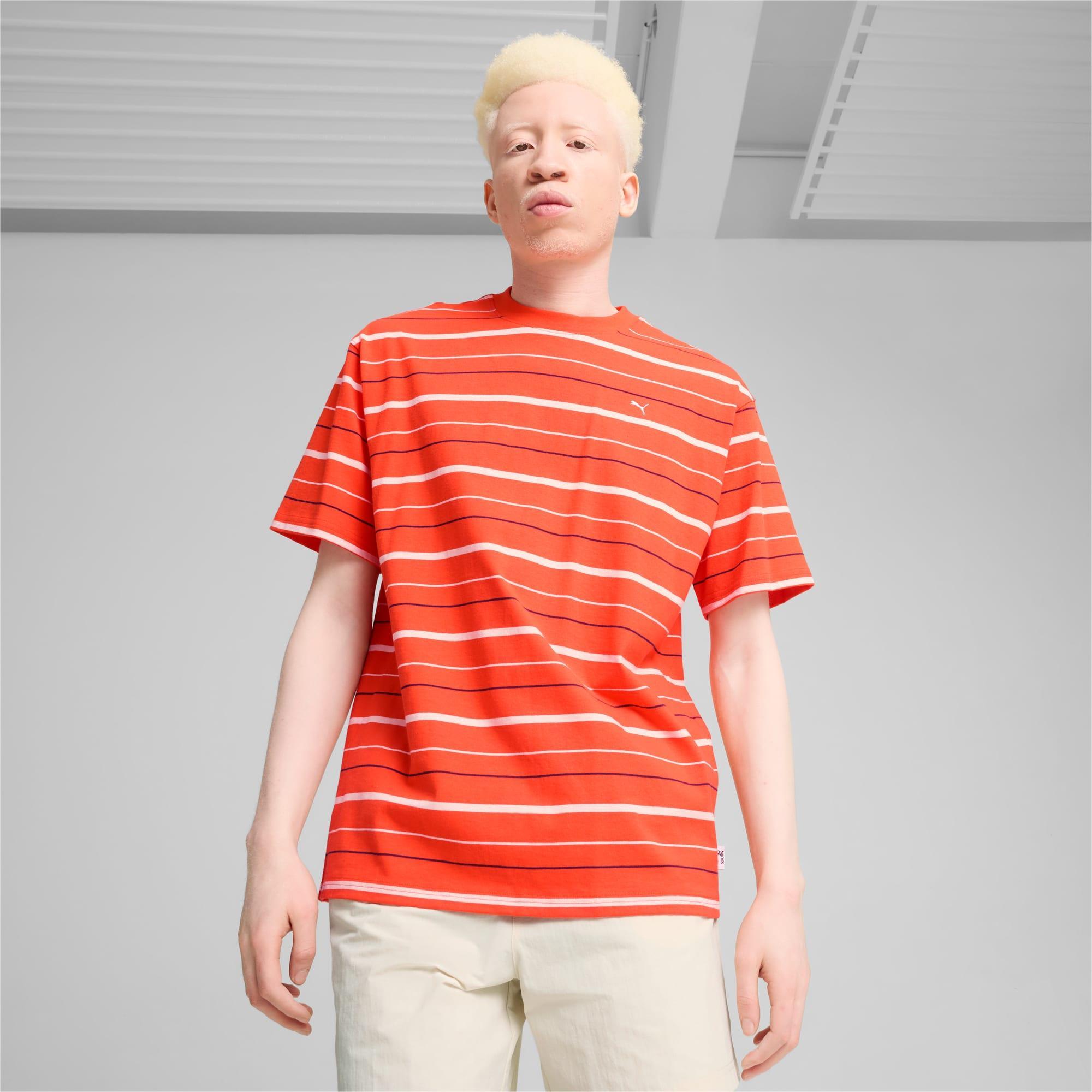 MMQ Men's Striped Tee Product Image