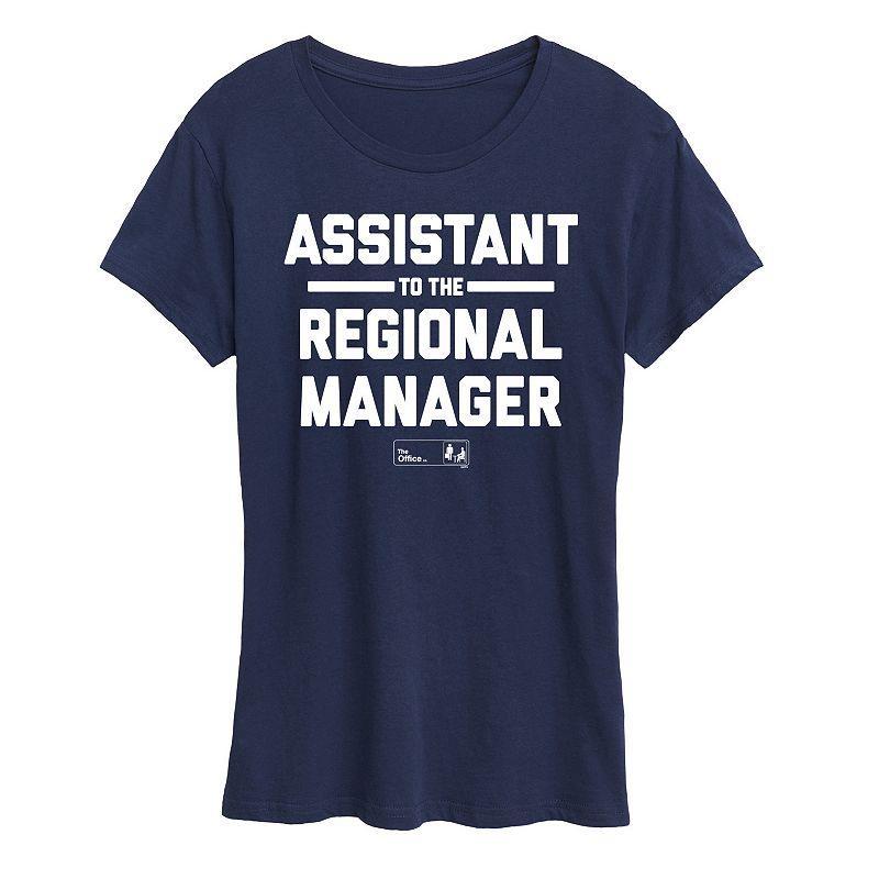 Womens The Office Assistant to the Regional Manager Graphic Tee, Girls Product Image