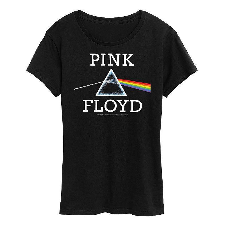 Womens Pink Floyd DSOTM Graphic Tee, Girls Black Product Image