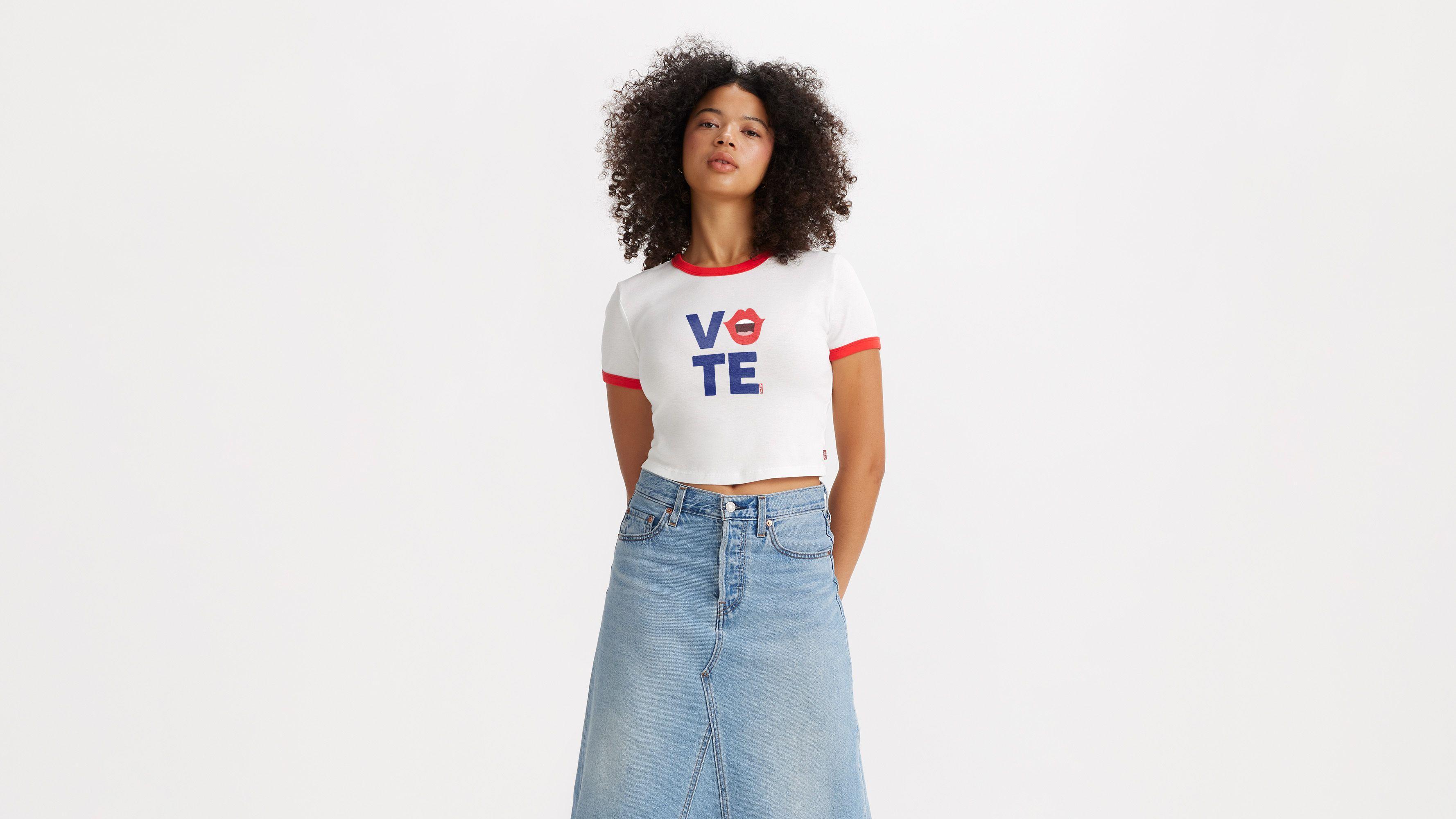 Levi's® Vote Ringer Mini T-Shirt Product Image