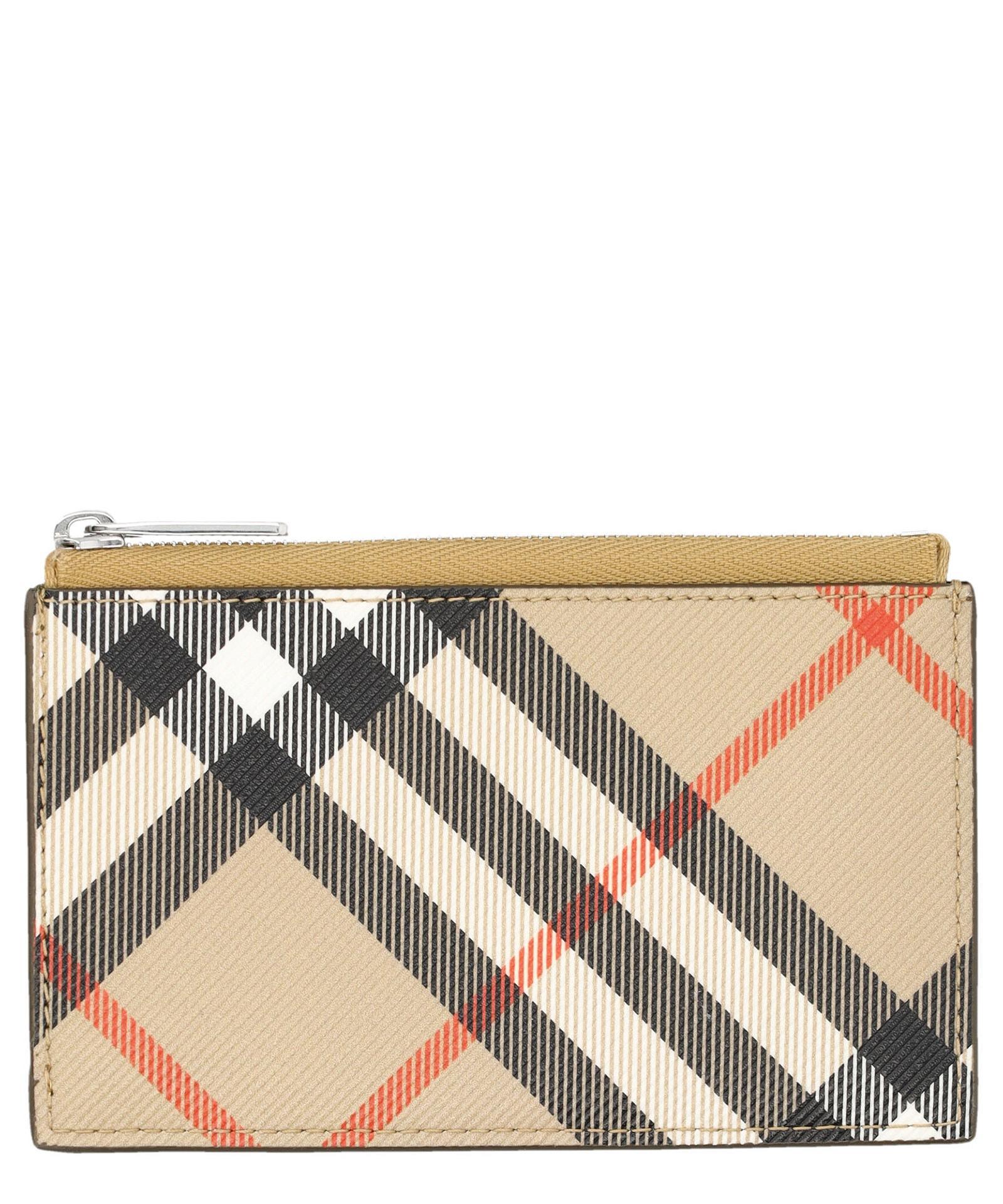 BURBERRY Credit Card Holder In Beige Product Image