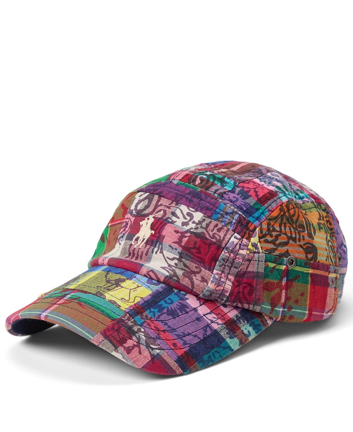 POLO RALPH LAUREN Men's Patchwork Madras Cap In Multi Product Image