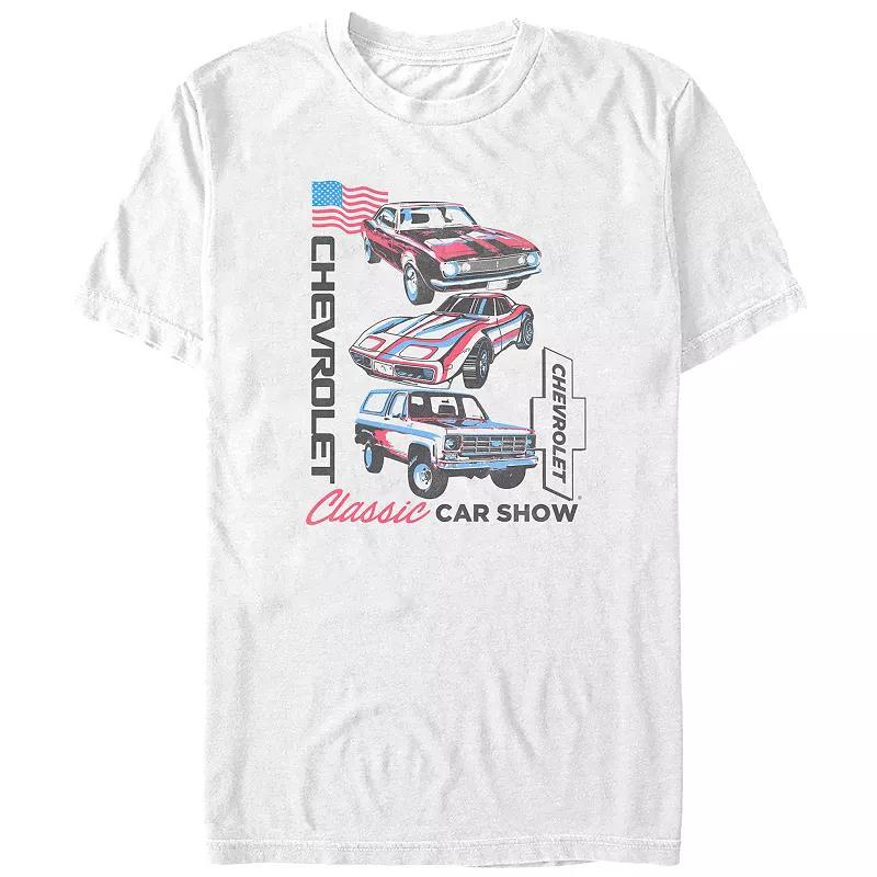 Big & Tall Chevrolet Classic Car Show Graphic Tee, Mens Product Image