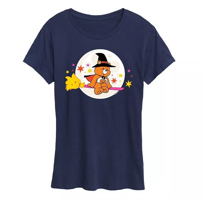 Womens Care Bears Halloween Witch Graphic Tee, Girls Heather Grey Product Image