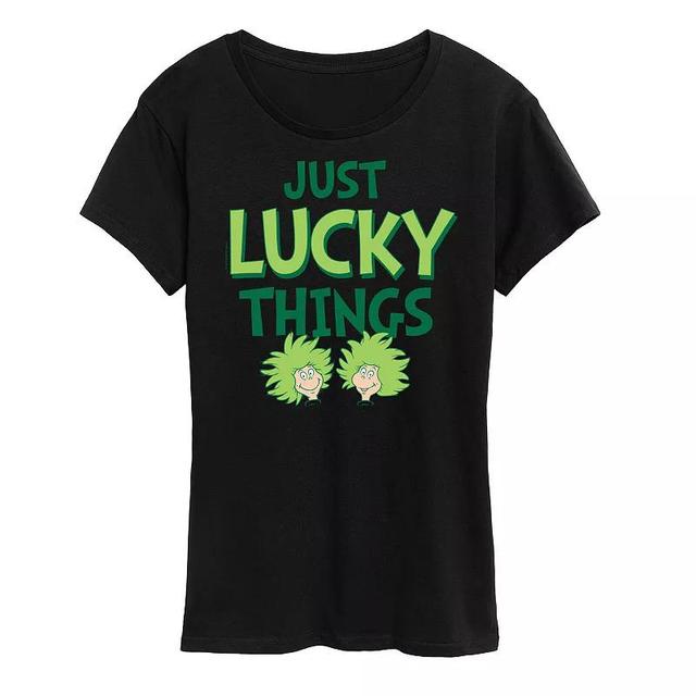 Womens Dr. Seuss Just Lucky Things Graphic Tee Product Image