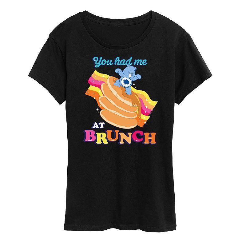 Womens Care Bears You Had Me At Brunch Graphic Tee Med Grey Product Image