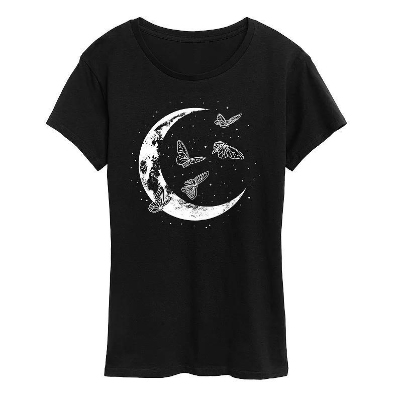 Plus Butterfly Moon Graphic Tee, Womens product image