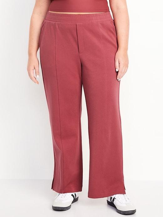 High-Waisted Dynamic Fleece Trouser Pants Product Image