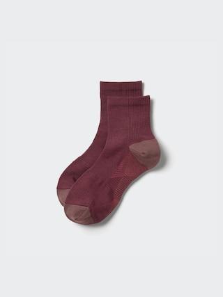 Mens Sports Half Socks Red US8-US11 UNIQLO US Product Image