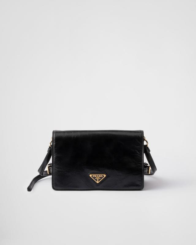 Leather Shoulder Bag In Neutrals Product Image