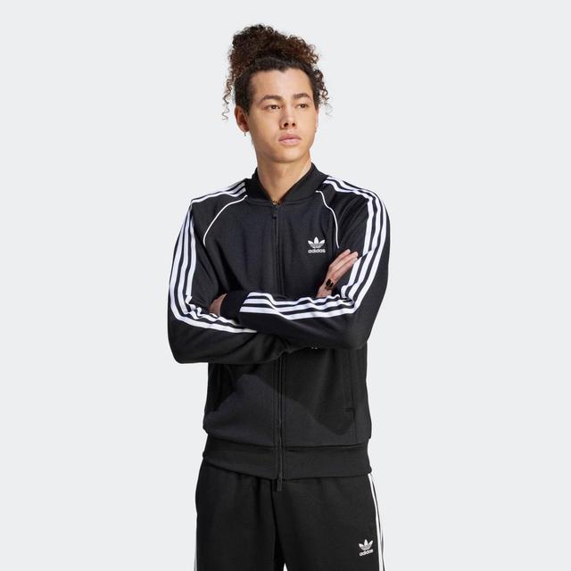 adidas Originals Mens adidas Originals Adicolor Superstar Track Jacket - Mens Black/White Product Image