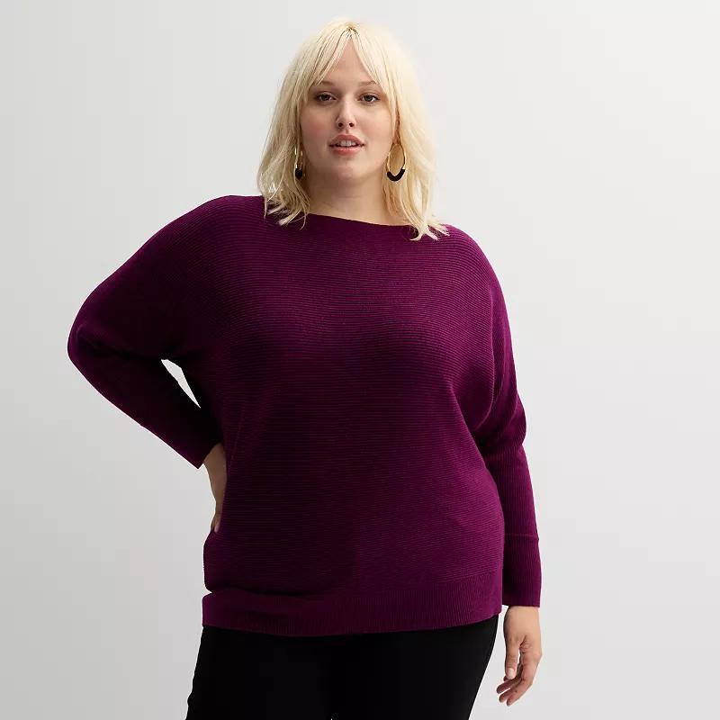 Plus Size Nine West Dolman Sweater, Womens Product Image