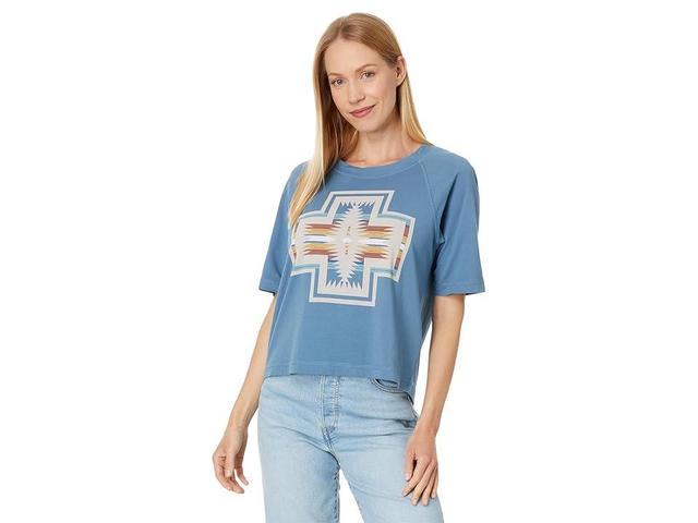 Pendleton Harding Raglan Sleeve Tee (Coronet ) Women's Clothing Product Image