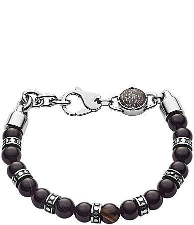 Diesel Mens Beaded Agate Line Bracelet Product Image