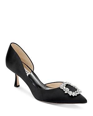 Badgley Mischka Womens Fabia Ii Embellished Pointed Toe Slip On Pumps Product Image