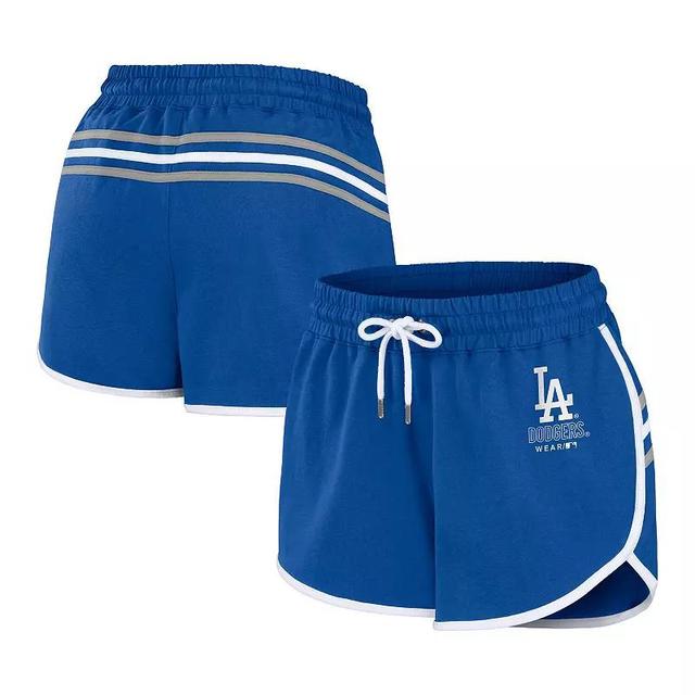 Womens WEAR by Erin Andrews Royal Los Angeles Dodgers Logo Shorts Product Image