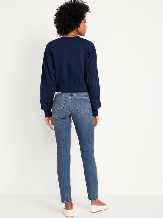 High-Waisted Wow Straight Jeans for Women Product Image