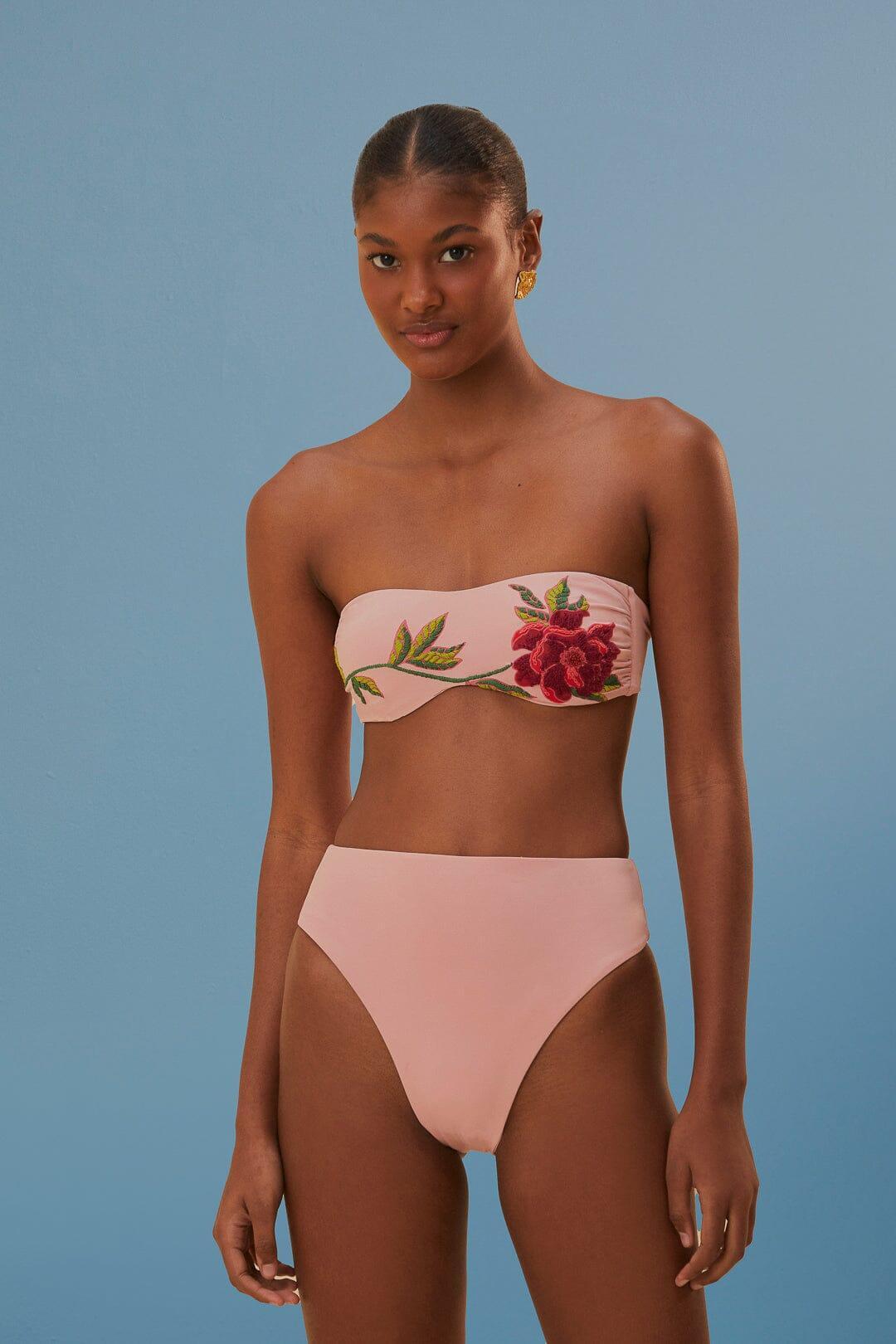 Rose Pink Bikini Bottom Product Image