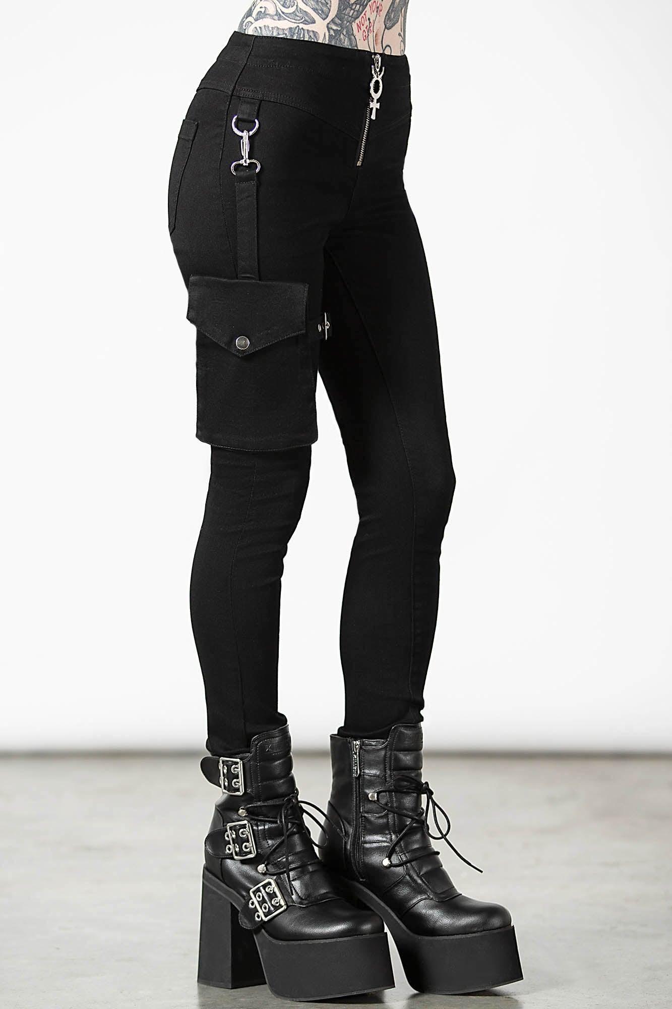 Zodiac Harness Jeans - Resurrect Female Product Image