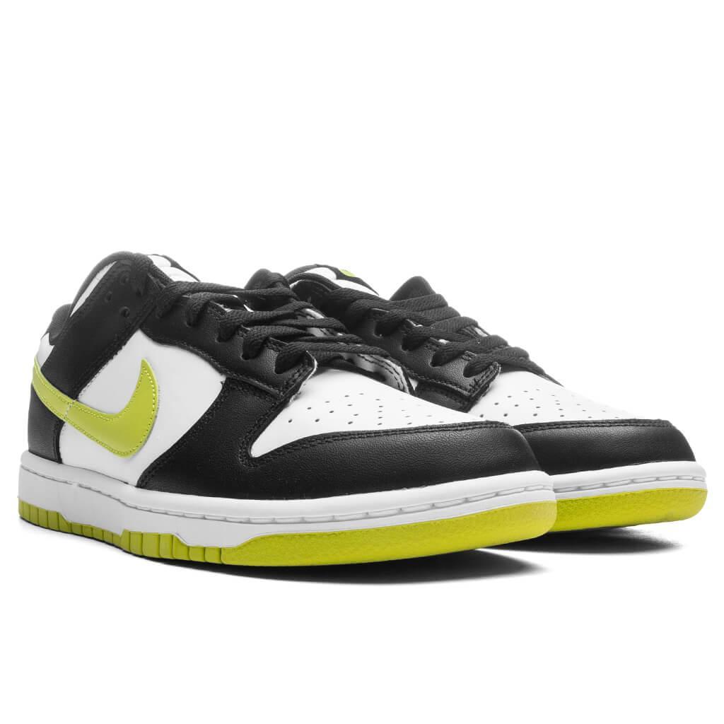 Dunk Low Retro - White/Bright Cactus/Black Male Product Image