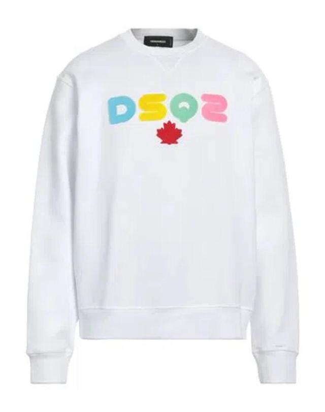 DSQUARED2 Man Sweatshirt White Size L Cotton Product Image