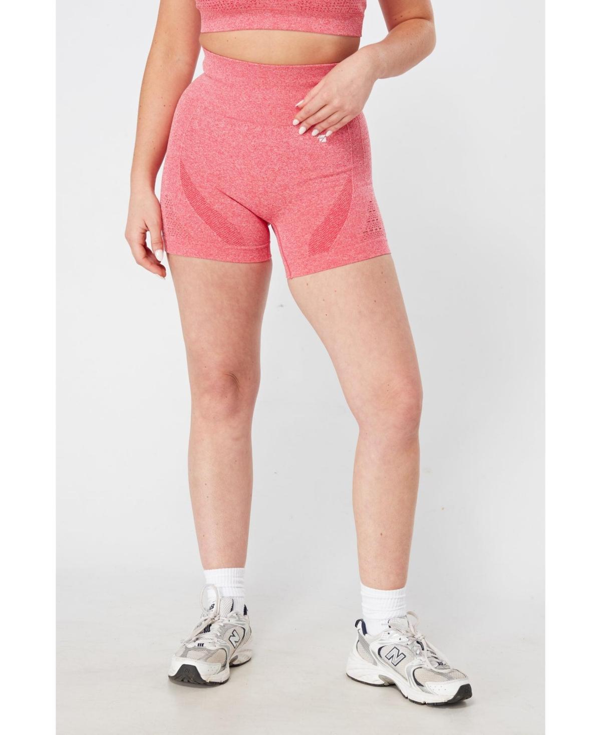 Womens Seamless Marl Laser cut Shorts Product Image