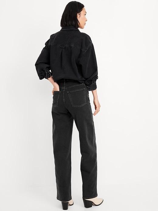 Extra High-Waisted Sky-Hi Wide-Leg Jeans Product Image