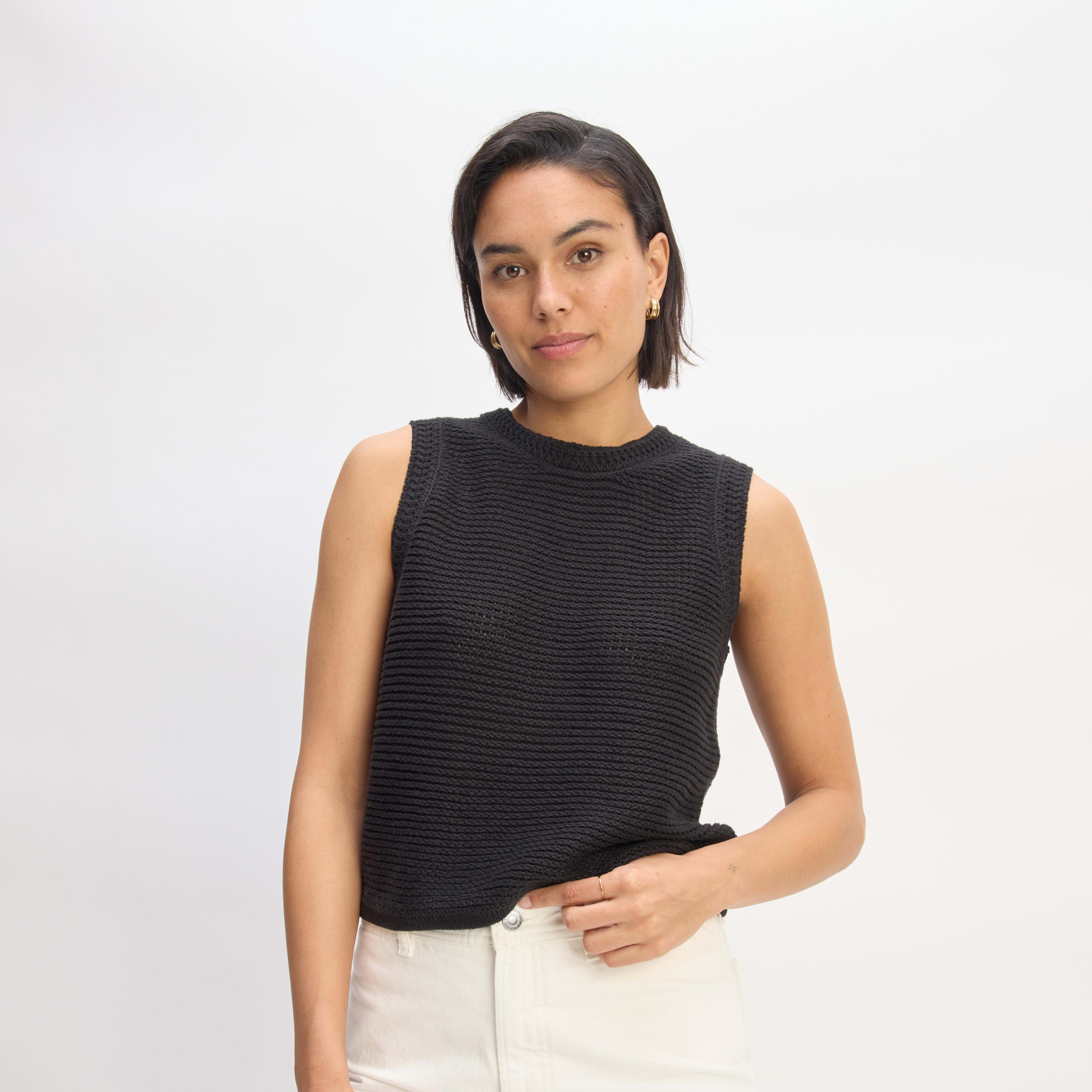 Womens Organic Cotton Open-Stitch Tank by Everlane Product Image