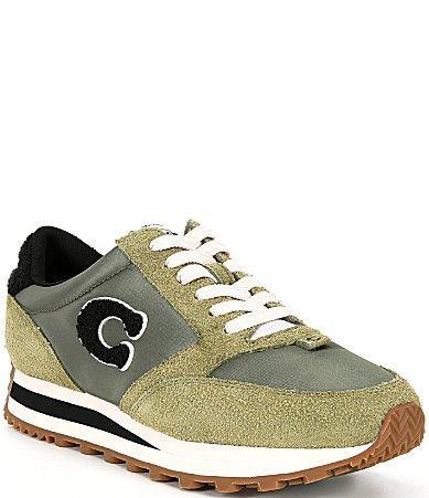 COACH Mens Runner Hairy Suede Sneakers Product Image