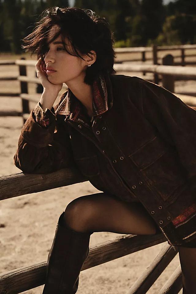 Free People x Yellowstone Suzy Suede Jacket Product Image