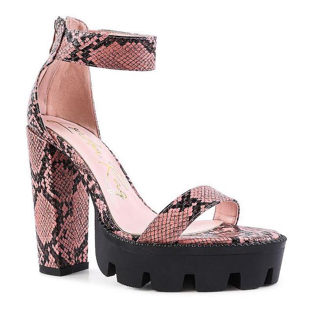 London Rag Rattle Womens Block Heel Dress Sandals Product Image