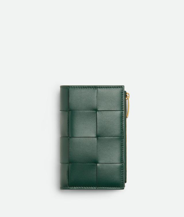 Women's Cassette Medium Bi-Fold Wallet in Emerald green Product Image