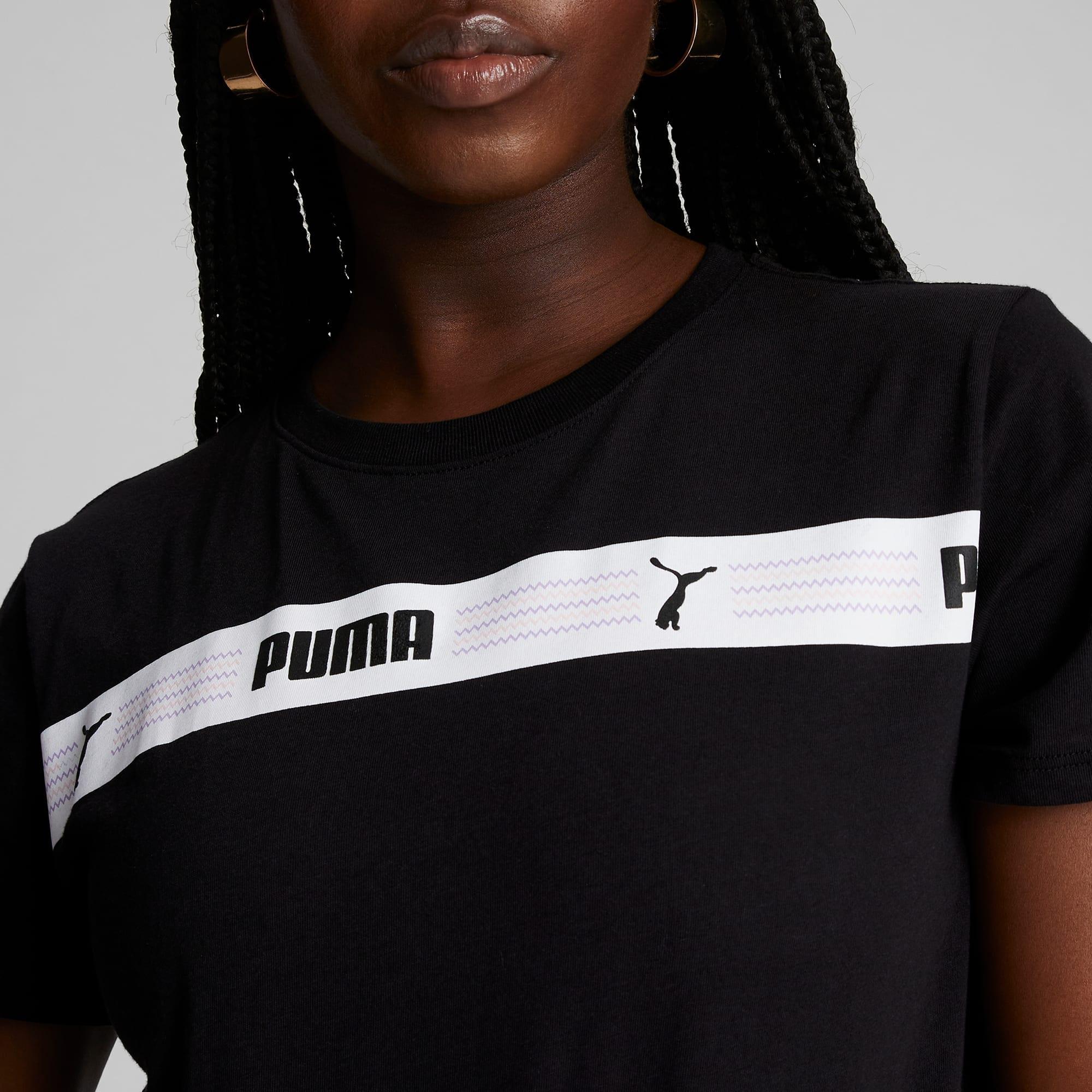 PUMA Line Up Script Women's T-Shirt Product Image