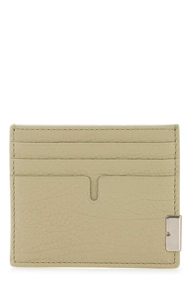 BURBERRY Tall B Cut Cardholder In Green Product Image