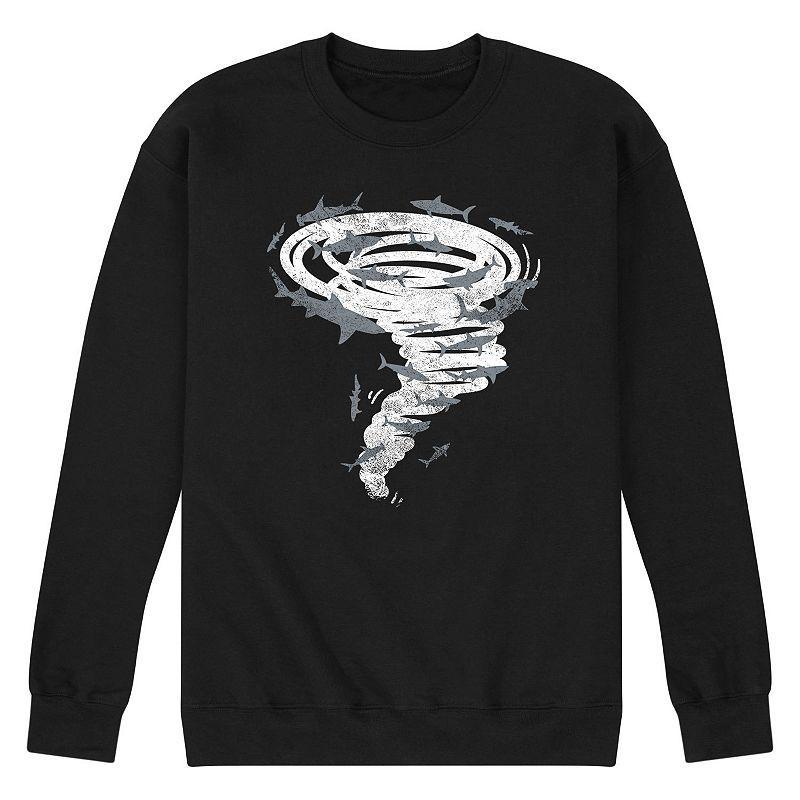 Mens Shark In Tornado Sweatshirt Product Image