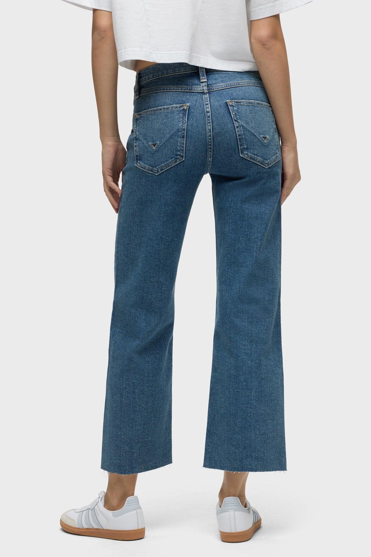 Rosie High-Rise Wide Leg Ankle Jean Female Product Image